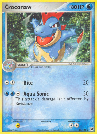 Croconaw (38/115) [EX: Unseen Forces] 