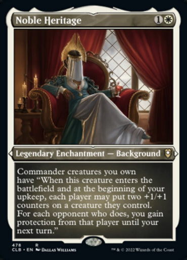 Noble Heritage (Foil Etched) [Commander Legends: Battle for Baldur's Gate] 