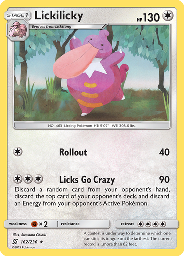 Lickilicky (162/236) [Sun &amp; Moon: Unified Minds] 