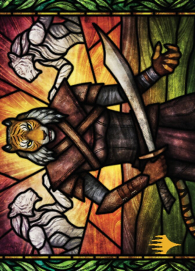 Zar Ojanen, Scion of Efrava Art Card (Gold-Stamped Signature) [Dominaria United Art Series] 