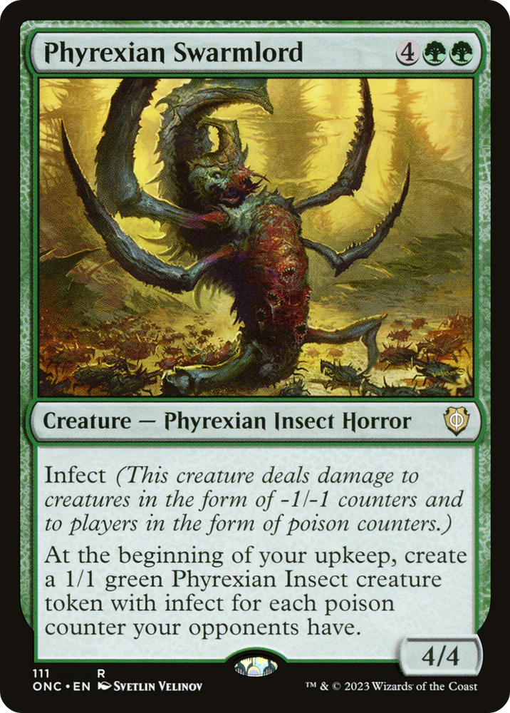 Phyrexian Swarmlord [Phyrexia: All Will Be One Commander] 
