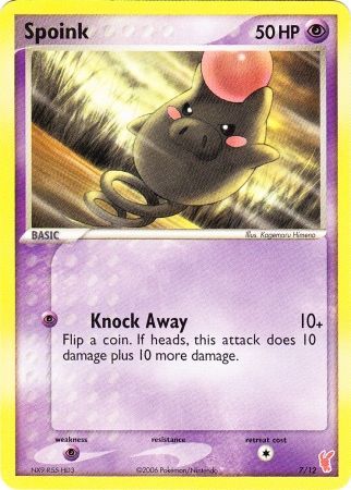 Spoink (7/12) [EX: Trainer Kit 2 - Plusle] 