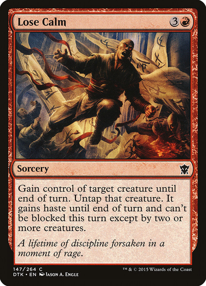 Lose Calm [Dragons of Tarkir] 