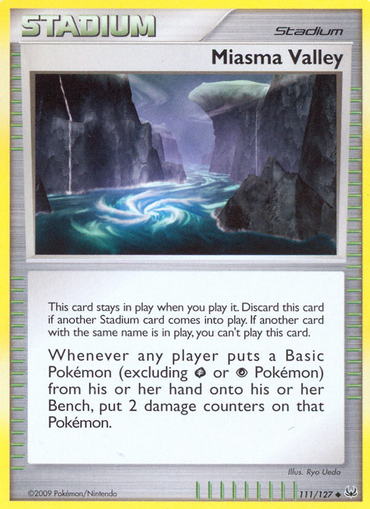 Miasma Valley (111/127) [Platinum: Base Set] 