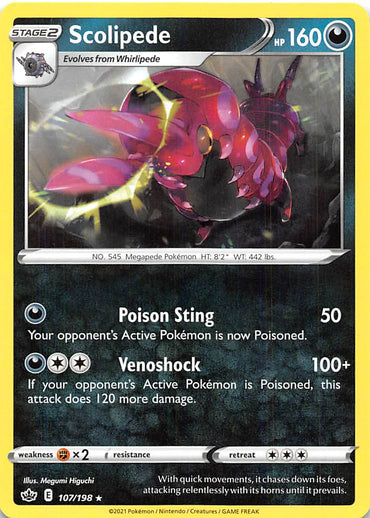 Scolipede (107/198) [Sword &amp; Shield: Chilling Reign] 
