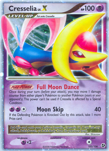 Cresselia LV.X (103/106) [Diamond &amp; Pearl: Great Encounters] 