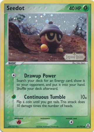 Seedot (61/92) (Stamped) [EX: Legend Maker] 