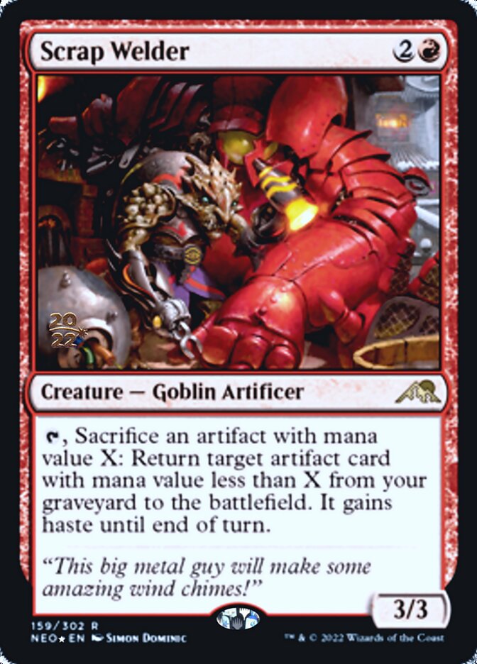 Scrap Welder [Kamigawa: Neon Dynasty Prerelease Promos] 