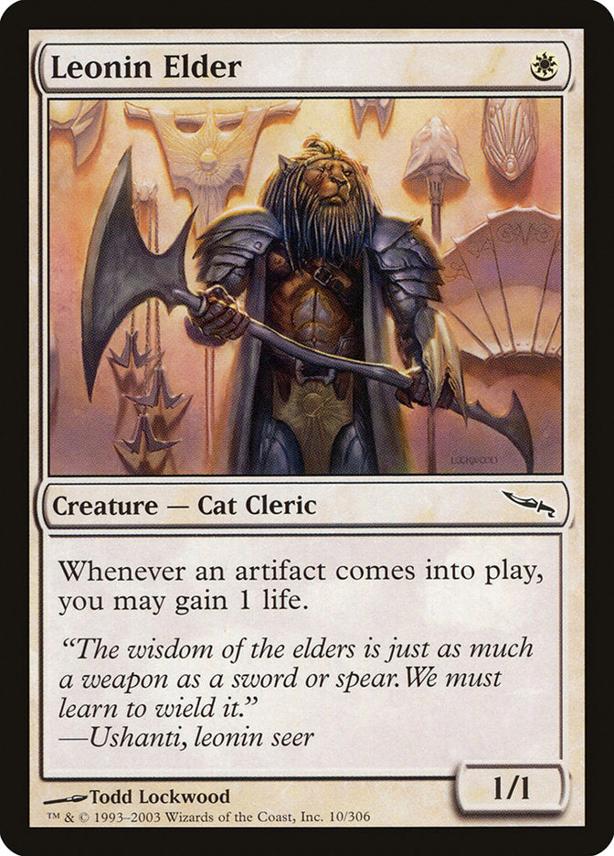 Leonin Elder [Mirrodin] 