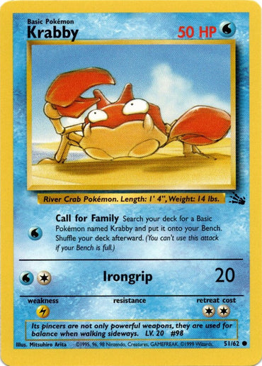 Krabby (51/62) [Fossil Unlimited] 