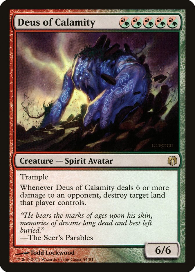 Deus of Calamity [Duel Decks: Heroes vs. Monsters] 
