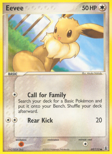 Eevee (69/113) [EX: Delta Species] 