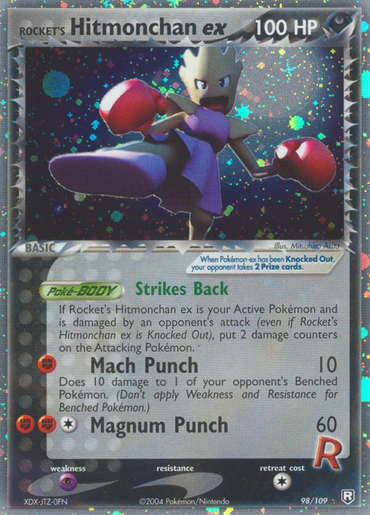 Rocket's Hitmonchan ex (98/109) [EX: Team Rocket Returns] 
