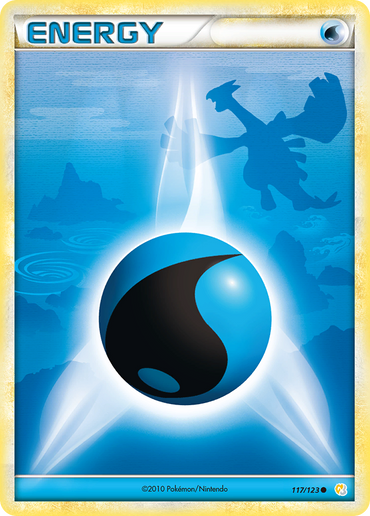 Water Energy (117/123) [HeartGold &amp; SoulSilver: Base Set] 