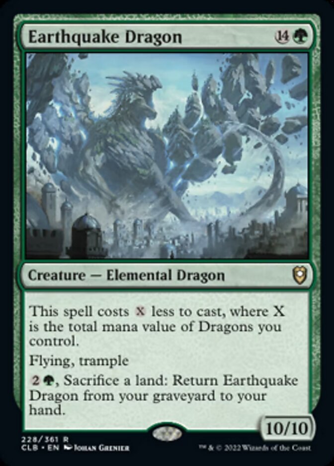 Earthquake Dragon [Commander Legends: Battle for Baldur's Gate] 