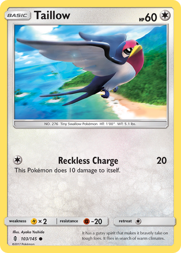 Taillow (103/145) [Sun &amp; Moon: Guardians Rising] 