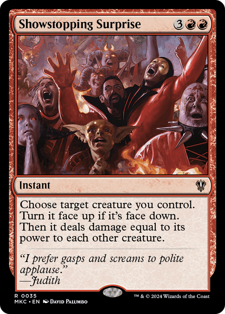 Showstopping Surprise [Murders at Karlov Manor Commander] 