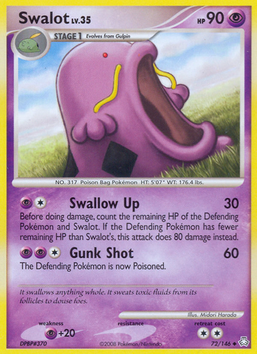 Swalot (72/146) [Diamond &amp; Pearl: Legends Awakened] 