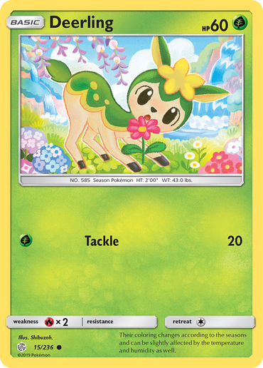 Deerling (15/236) [Sun &amp; Moon: Cosmic Eclipse] 