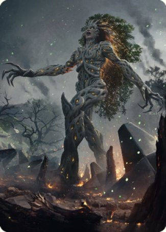 Titania, Gaea Incarnate Art Card [The Brothers' War Art Series] 