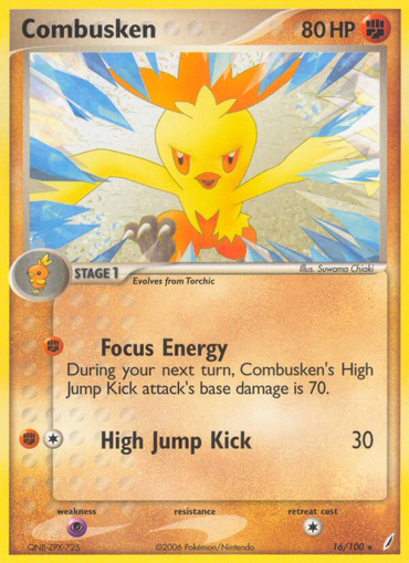 Combusken (16/100) [EX: Crystal Guardians] 