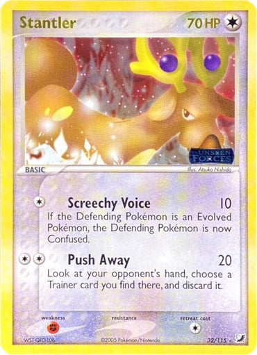 Stantler (32/115) (Stamped) [EX: Unseen Forces] 