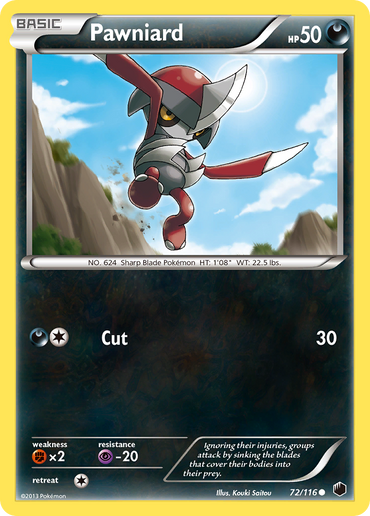Pawniard (72/116) [Black &amp; White: Plasma Freeze] 