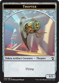 Thopter (025) // Servo Double-Sided Token [Order 2018 Tokens] 