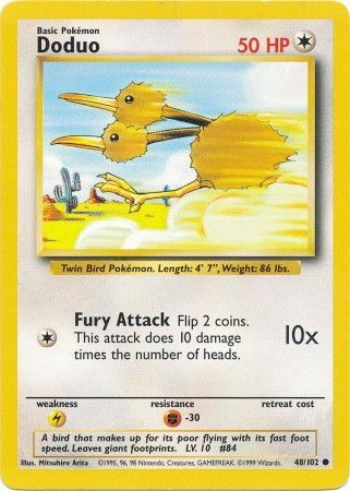 Doduo (48/102) [Base Set Unlimited] 