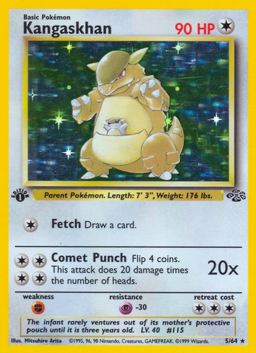 Kangaskhan (5/64) [Jungle 1st Edition] 