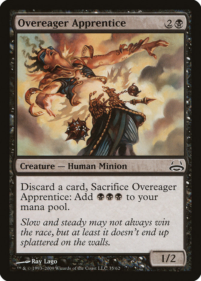 Overeager Apprentice [Duel Decks: Divine vs. Demonic] 