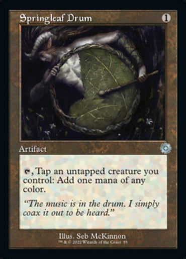 Springleaf Drum (Retro) [The Brothers' War Retro Artifacts] 