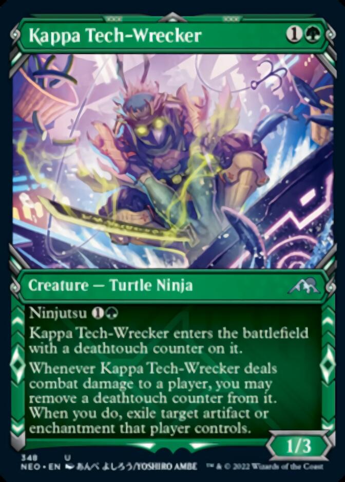 Kappa Tech-Wrecker (Showcase Ninja) [Kamigawa: Neon Dynasty] 