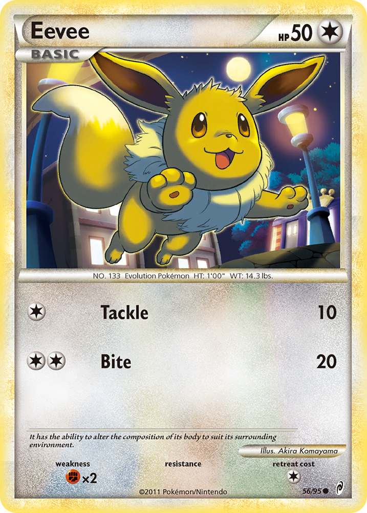 Eevee (56/95) [HeartGold &amp; SoulSilver: Call of Legends] 