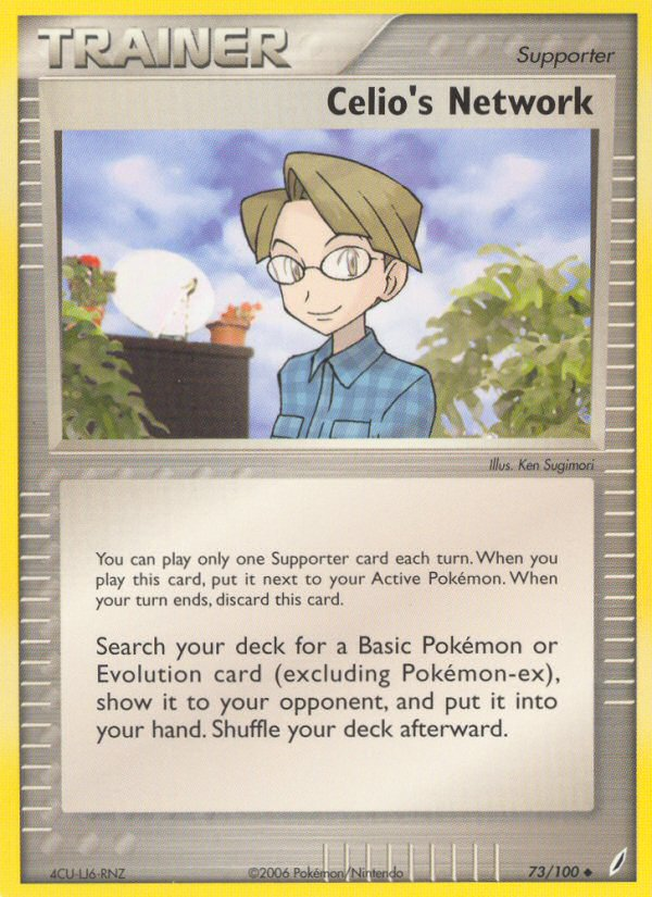 Celio's Network (73/100) [EX: Crystal Guardians] 