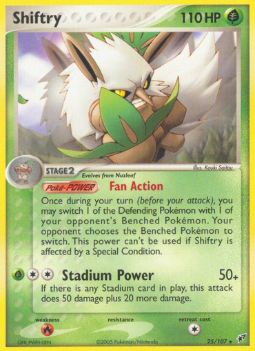 Shiftry (25/107) [EX: Deoxys] 
