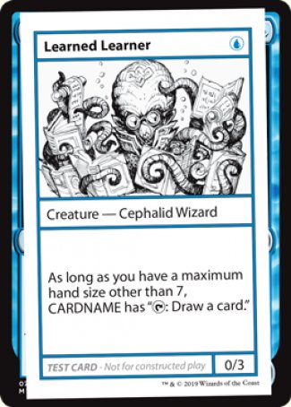 Learned Learner (2021 Edition) [Mystery Booster Playtest Cards] 