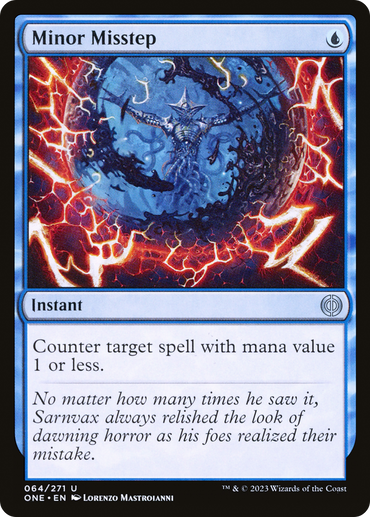 Minor Misstep [Phyrexia: All Will Be One] 