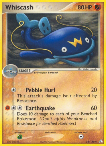 Whiscash (55/110) [EX: Holon Phantoms] 