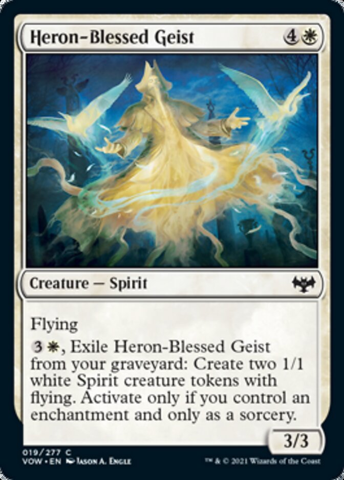 Heron-Blessed Geist [Innistrad: Crimson Vow] 