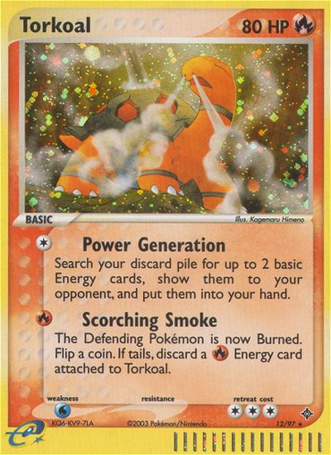 Torkoal (12/97) [EX: Dragon] 