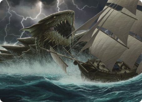 Dragon Turtle Art Card [Dungeons &amp; Dragons: Adventures in the Forgotten Realms Art Series] 