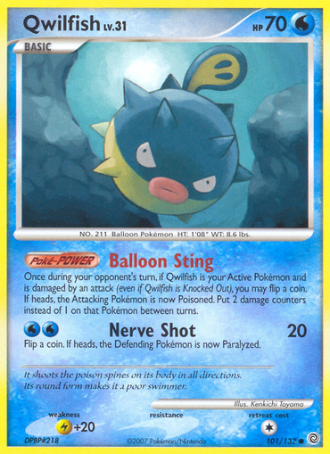Qwilfish (101/132) [Diamond &amp; Pearl: Secret Wonders] 