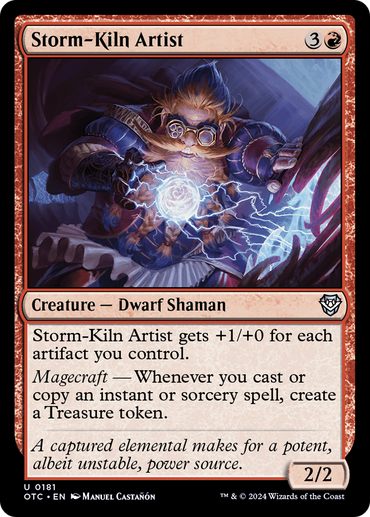 Storm-Kiln Artist [Outlaws of Thunder Junction Commander] 