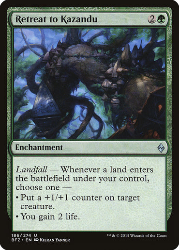 Retreat to Kazandu [Battle for Zendikar] 