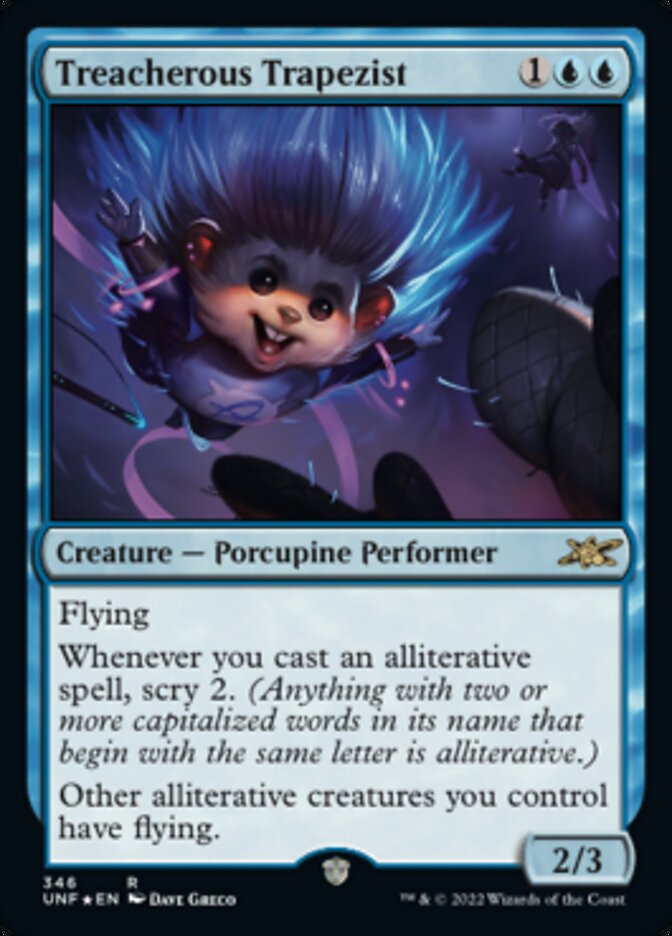 Treacherous Trapezist (Galaxy Foil) [Unfinity] 
