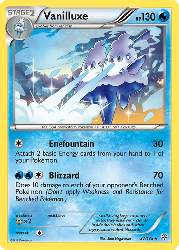 Vanilluxe (37/135) [Black &amp; White: Plasma Storm] 
