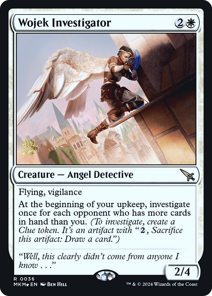 Wojek Investigator [Murders at Karlov Manor Prerelease Promos] 