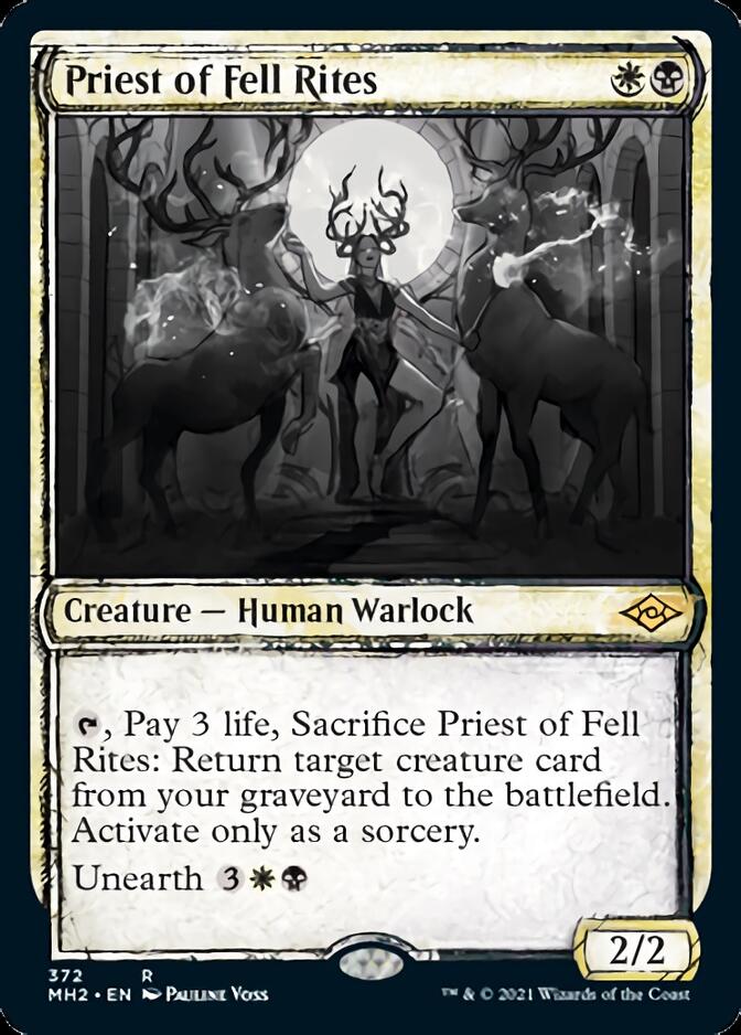 Priest of Fell Rites (Sketch) [Modern Horizons 2] 