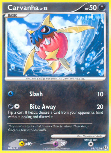 Carvanha (81/132) [Diamond &amp; Pearl: Secret Wonders] 